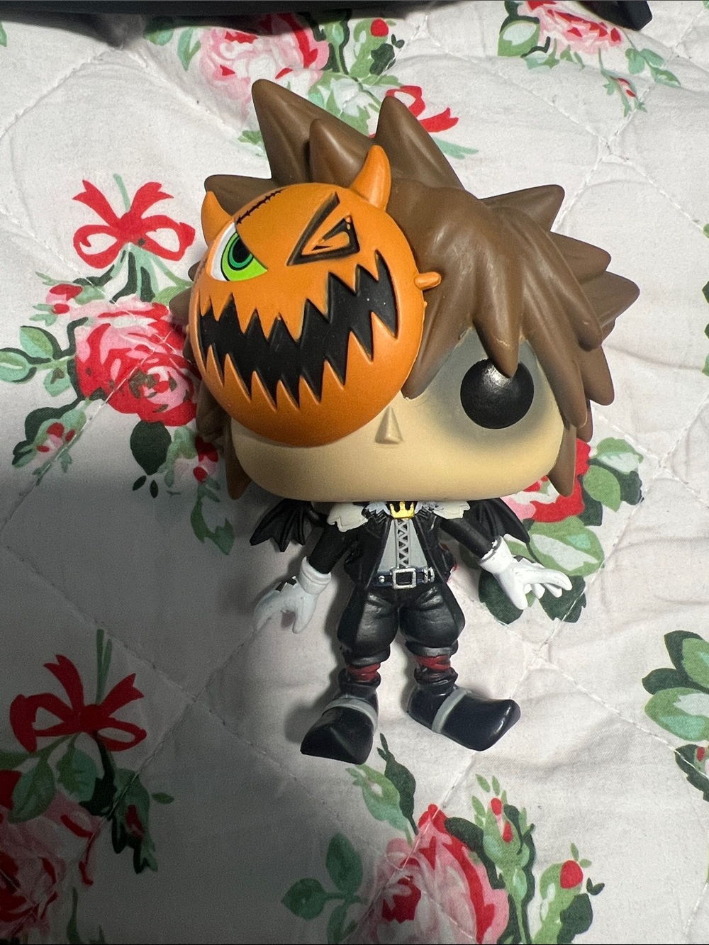 Funko Sora with Pumpkin Mask Orange and Brown Vinyl Pop!